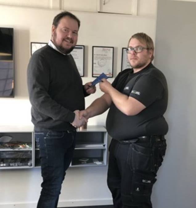 Trimatic Automation A/S lærling udlært